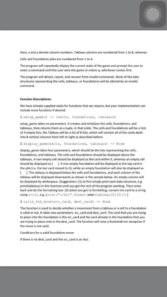 on Monday, April 17th. This project will take time; I recommend starting