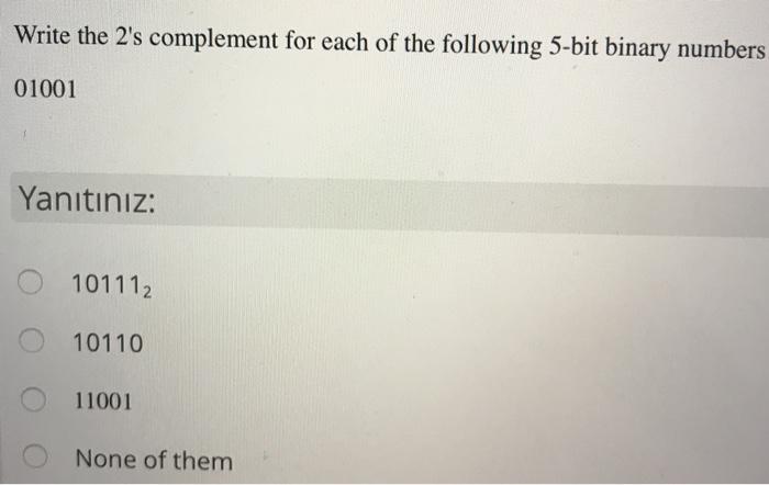 what is the result of converting the decimal value - 12 into