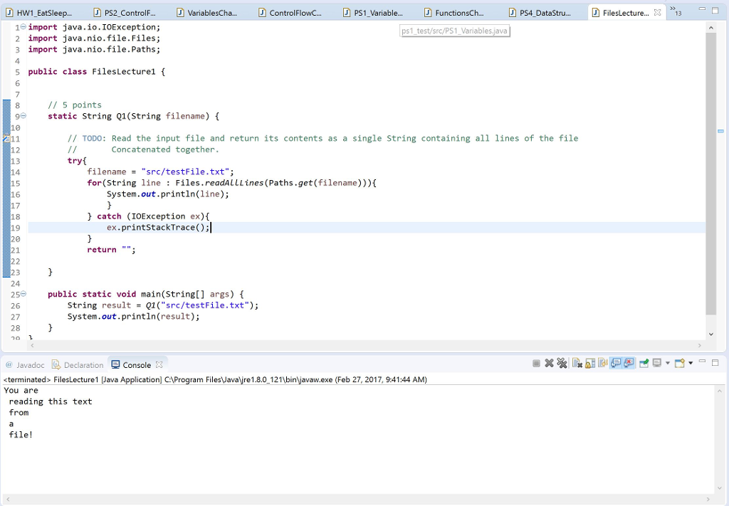 Java reading files NEED HELP. I don't know how to get the