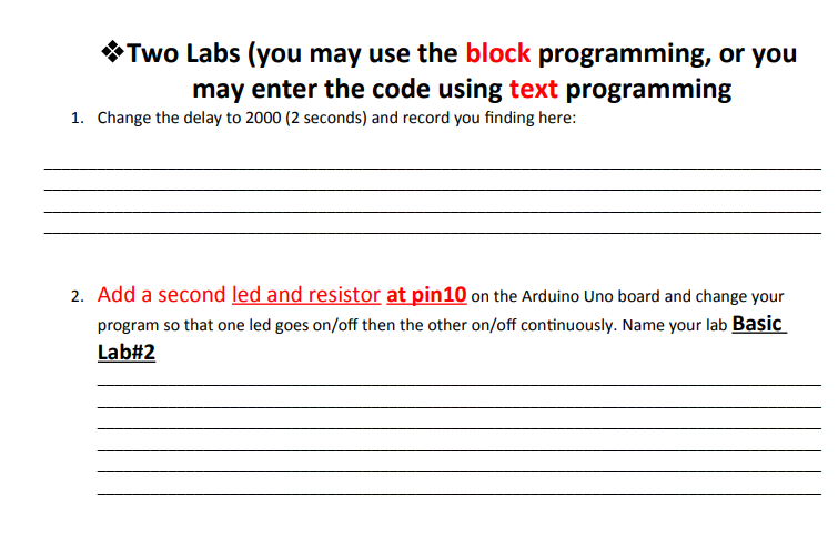 from pin 1 of the Arduino microcontroller to the breadboard. 2. Install