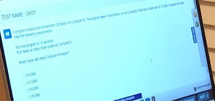  TEST NAME GK01 48 A progam needs to be moved from