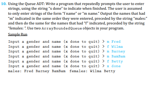 #Here is the ArrayBoundedQueue class package ch04.queues; public class ArrayBoundedQueue implements QueueInterface