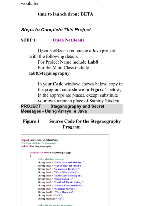  would be: time to launch drone BETA Steps to Complete This