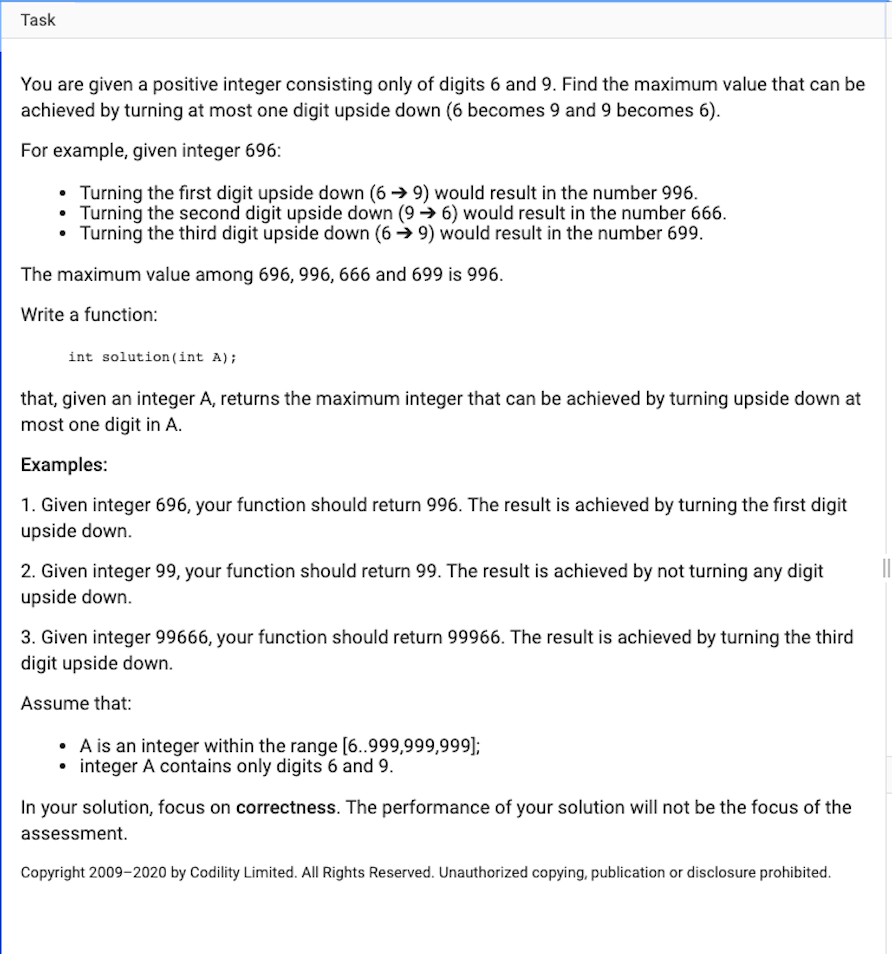  Java Solution Please, thank you! Task You are given a positive