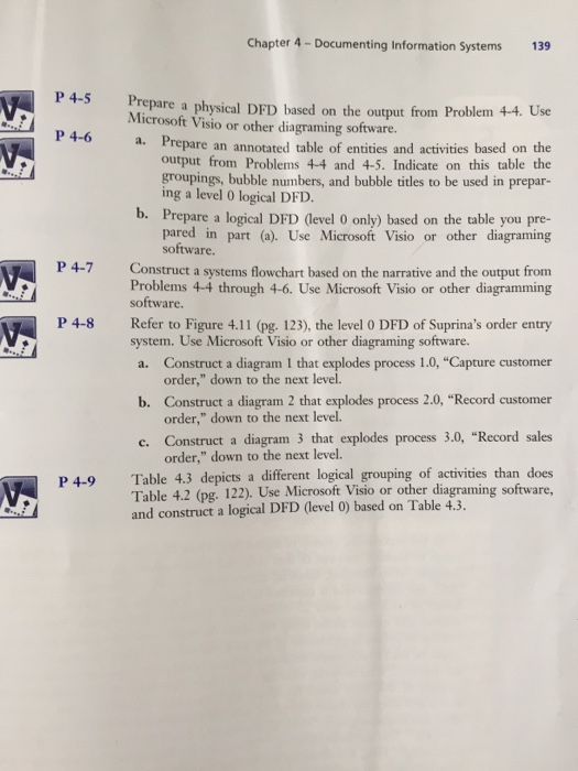  Chapter 4- Documenting Information systems 139 P 4-5 Prepare a physical