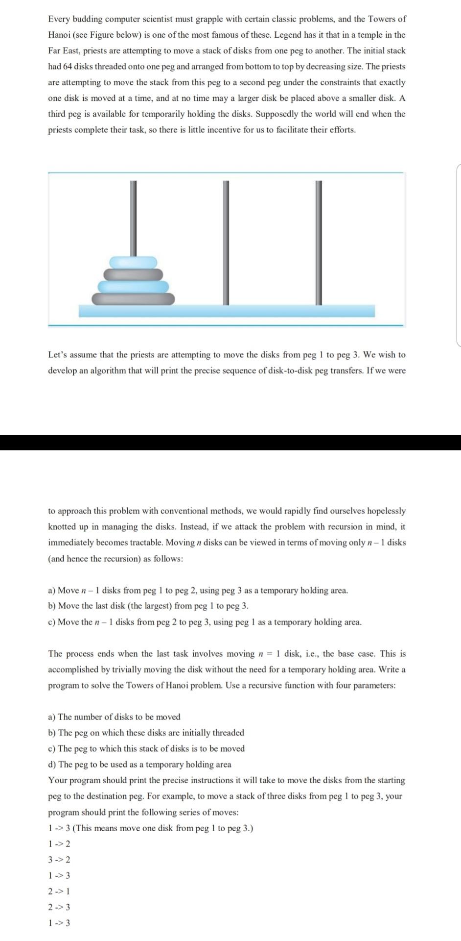  please solve this in C language. Every budding computer scientist must