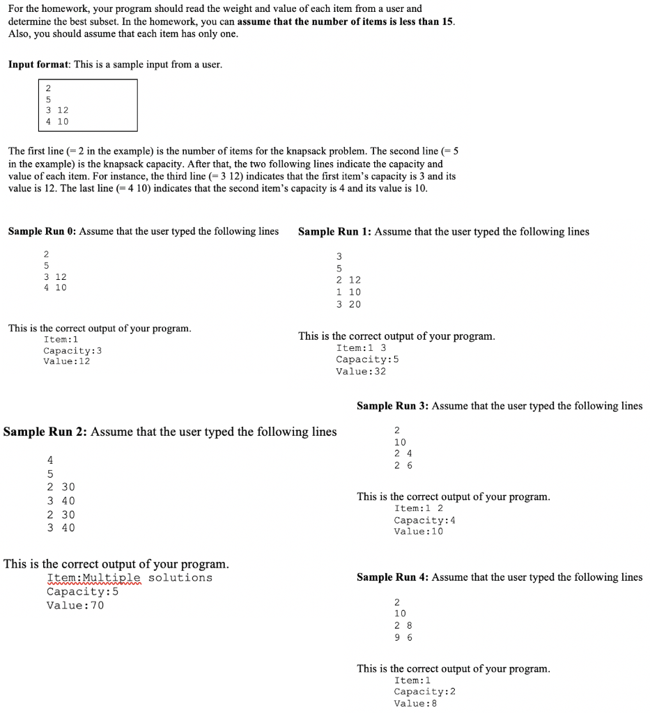 In java and explain please For the homework, your program should read