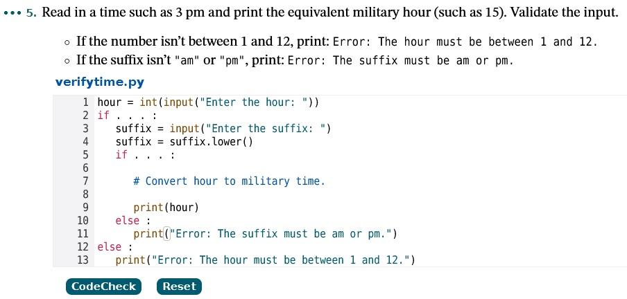 Using python IDLE only not java or other system ... 5. Read