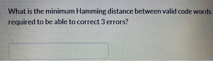 1100 0101 Using the Hamming(7,4) error correcting circuit that we discussed in