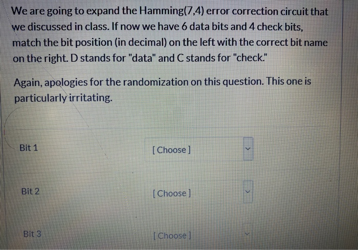 class, determine if the code words 1100110 and 0001111 are valid. If