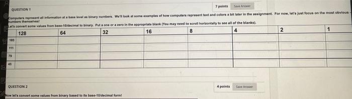computers represent all information at the base level As binary numbers will