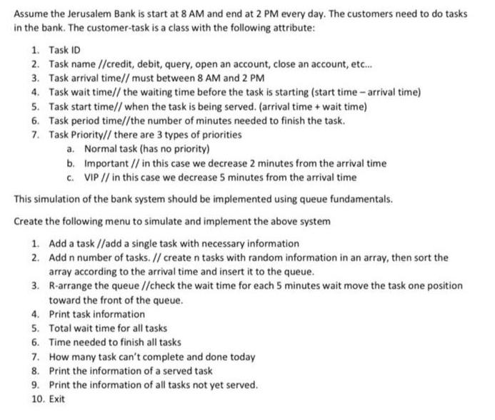  write a full c++ program that implements all the requirments of