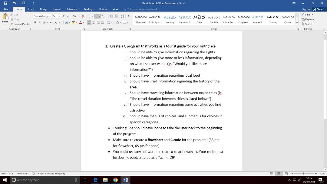 Use random data 5. U New Microsoft Word Document - Word File