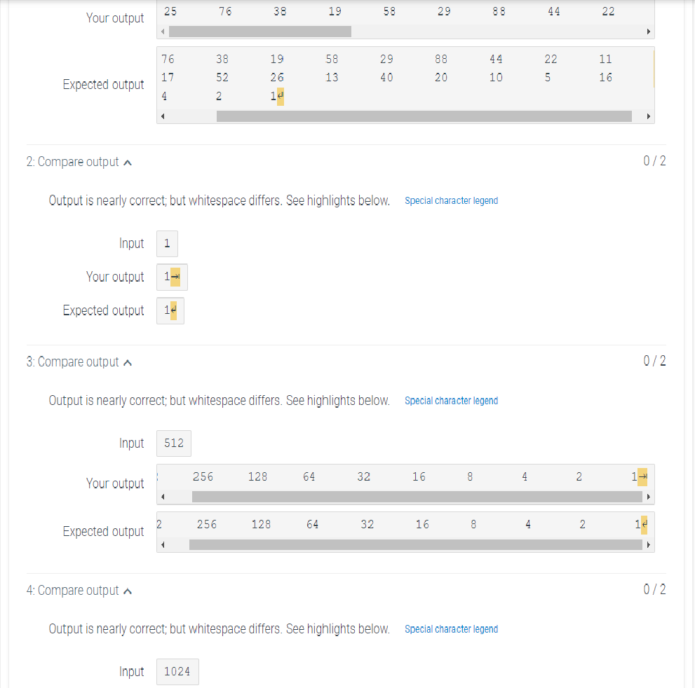 ACTIVITY 4.15.1: LAB: Hailstone sequence 0/10 LabProgram.java Load default template... 9 int
