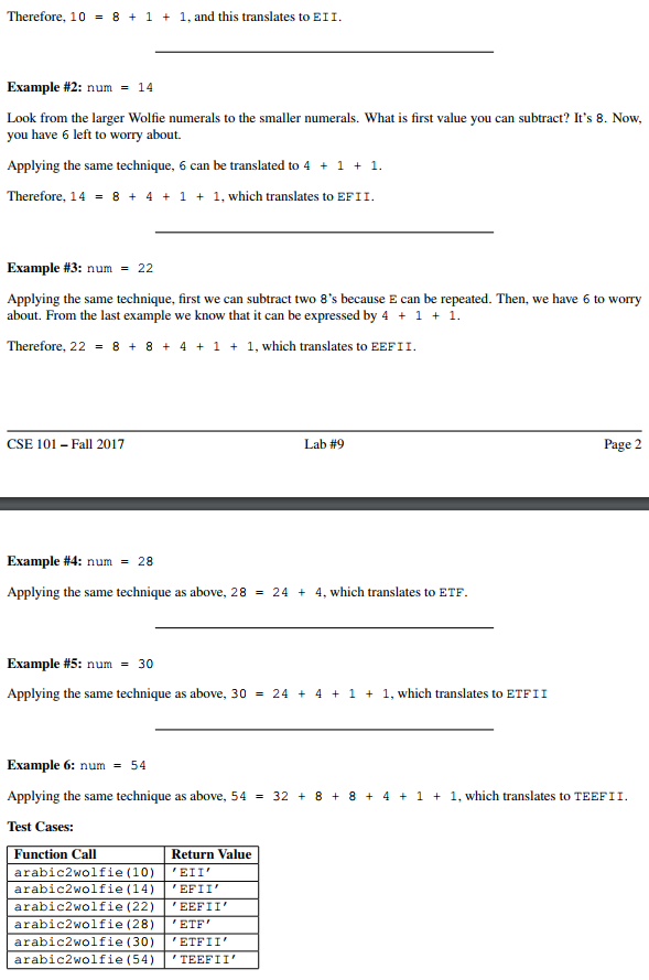 You've heard of Roman numerals, but have you heard of Wolfie numerals?