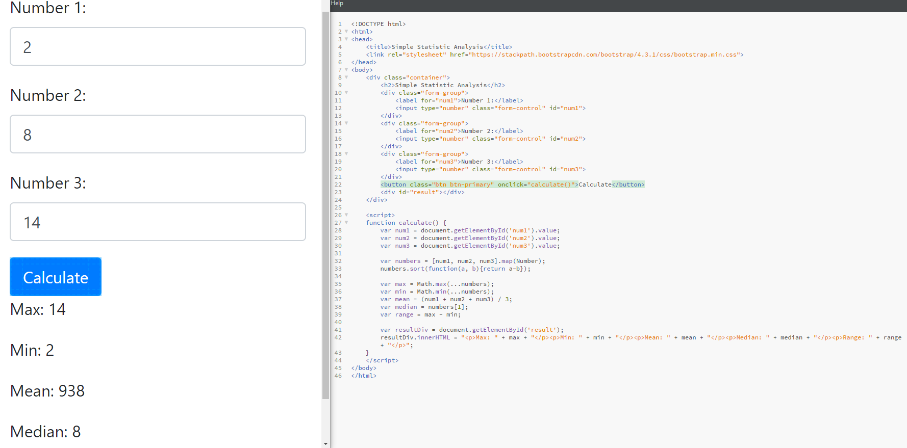  What have I done wrong in this code? Everything is working