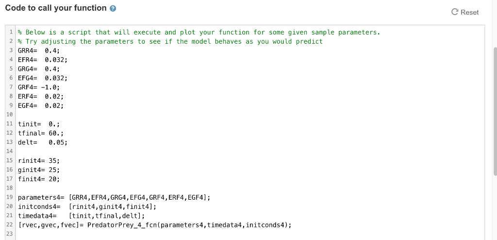 as rabbits. Assume no food limitations for rabbits or grouse. Governing Equations