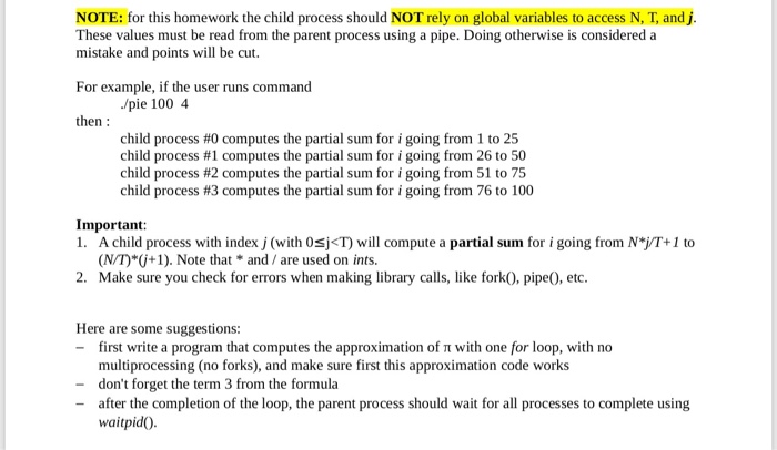 pie.c in CorC++(ple.oc) for Linux that computes an approximation of the number