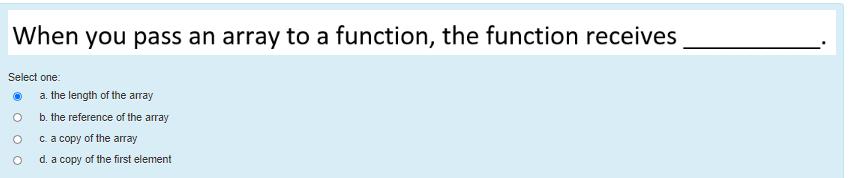 C++ When you pass an array to a function, the function