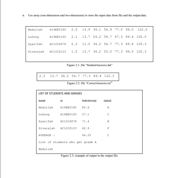 The exam consists of 7 short answer questions. Each question has one