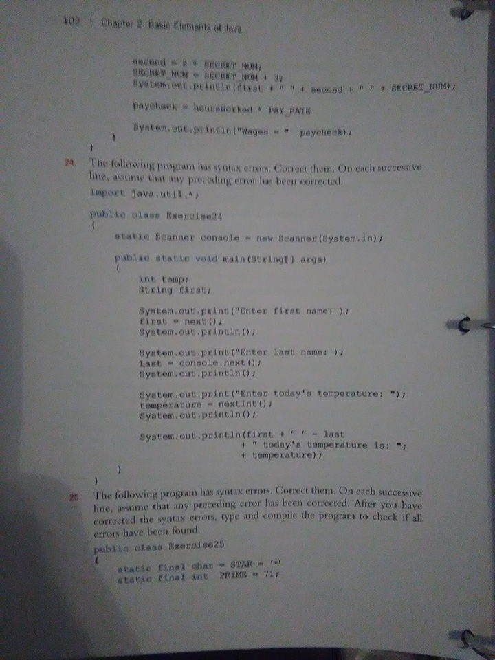 b+ d)/ 4 10. Which of the following variable declarations are correct?