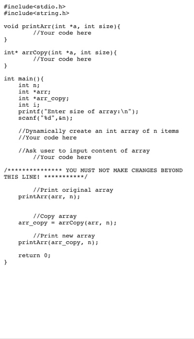 prints out the following sample result in the same format. You must