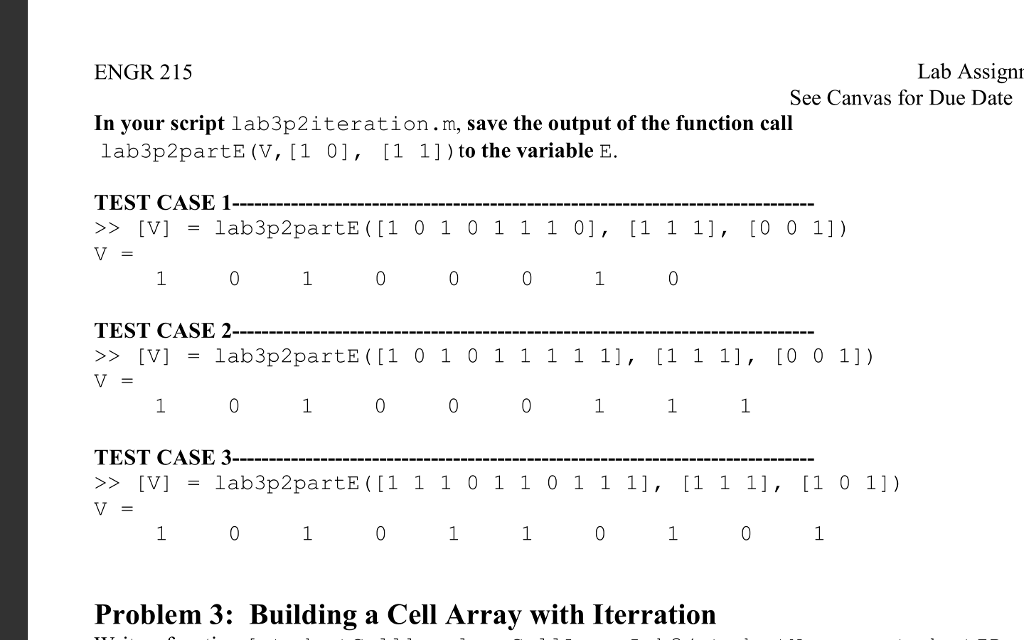 'Gal') Vout 420 TEST CASE 3 >Vout-convertVolume ((10:-1:8], 'L, 'Gal') Vout 2.6417