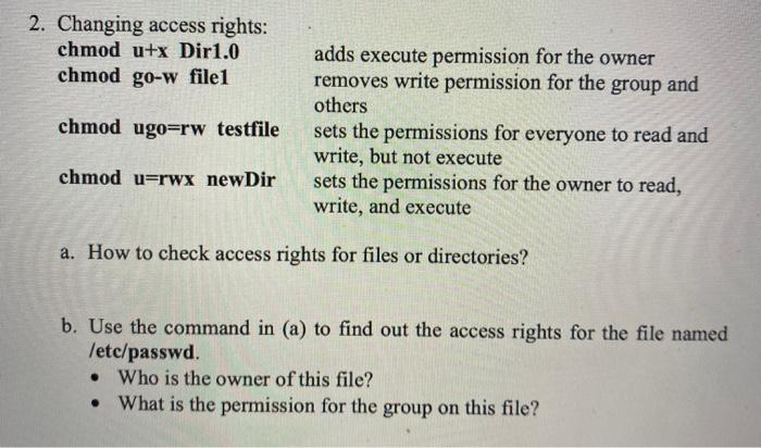 Help! Operating systems homework question. Use Linux, solve all parts, and provide