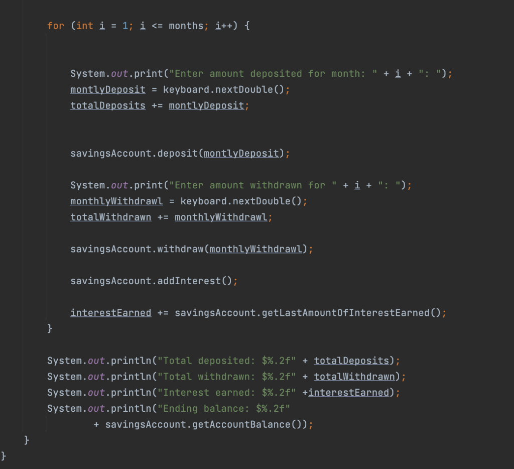 Class to connect to the main properly Cannot resolve symbol 'SavingsAccountClass' :13