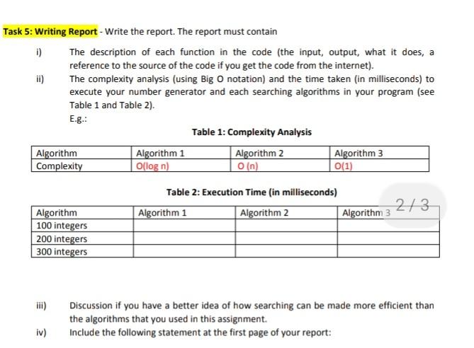on the question given with no errors - Program must be in