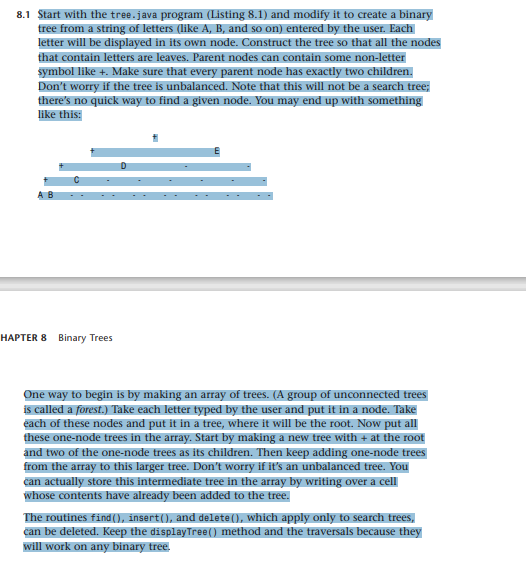  *****Using Java in netbeans. Please show working code and output..I have
