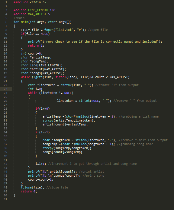 I did a program in C but I need to use C++.