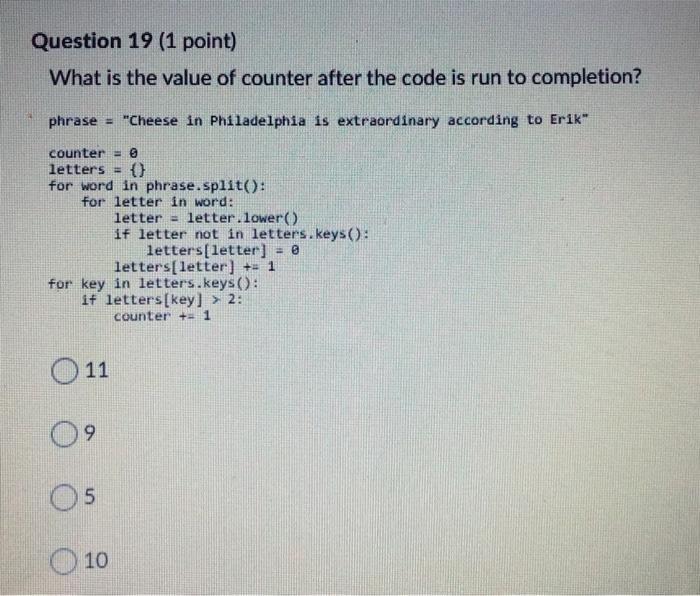 = [] for name in names: if names[name] > 5: list_o_names.append(name) print(list_o_names)