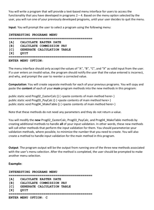  Can somebody help me with this Java program? I already have