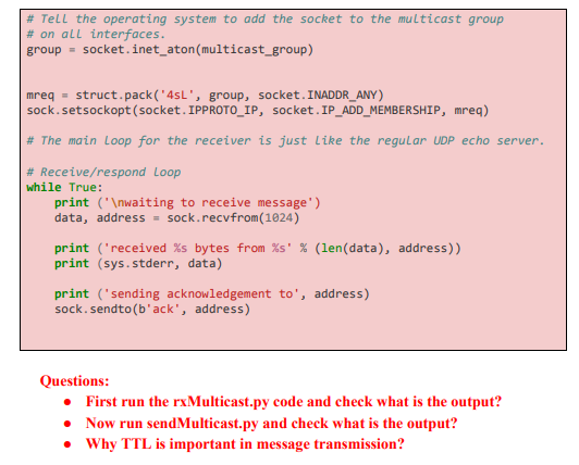 Multicast Point-to-point connections handle a lot of communication needs, but passing the