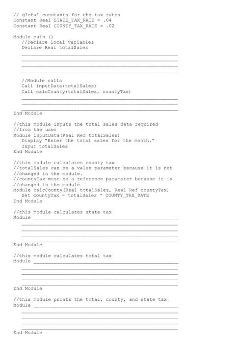 must file a monthly sales tax report listing the total sales for