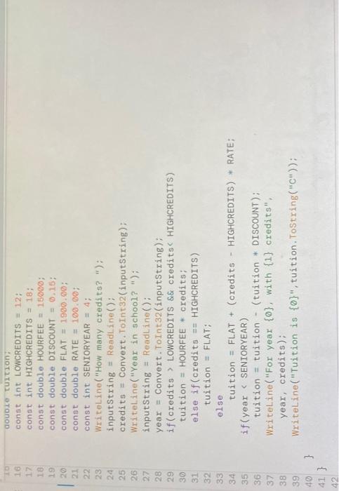 Program decides tuition based on several cxiteria: 1/1 - 12 credit hours