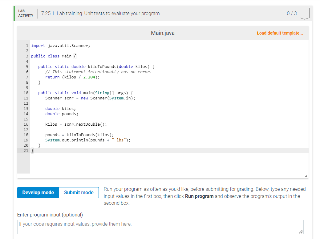 test to test small parts of a program. Unlike a Compare output