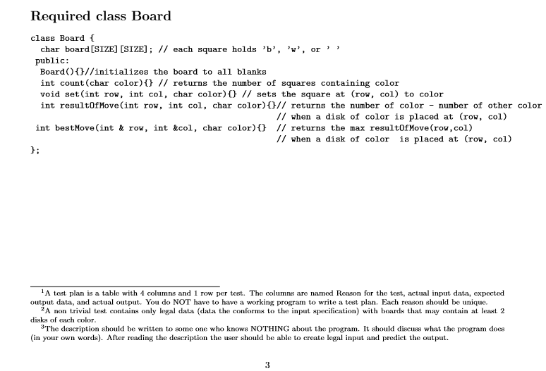 understandable. Please and Thank you. Othello is a game touted as a
