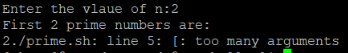 value of n is input by user. Sample output: - Attach the
