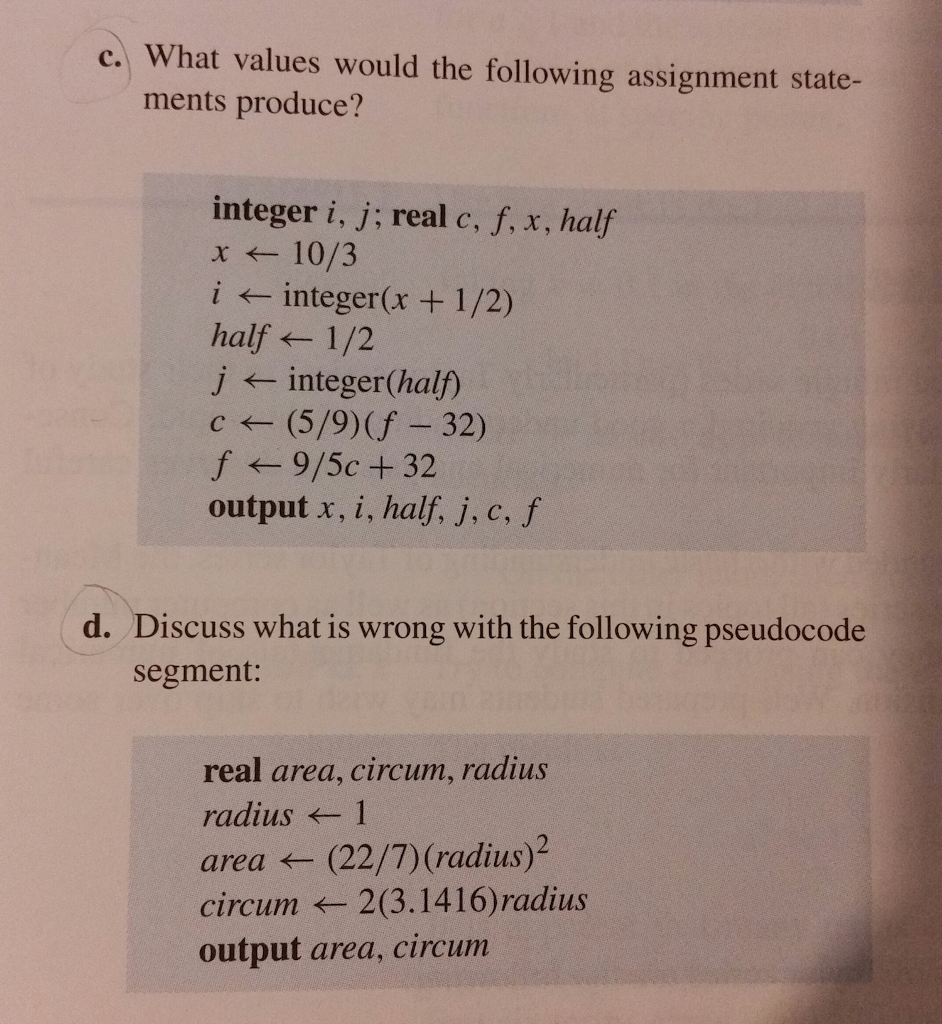 1. Write a computer code (in MATLAB), for BOTH part c and