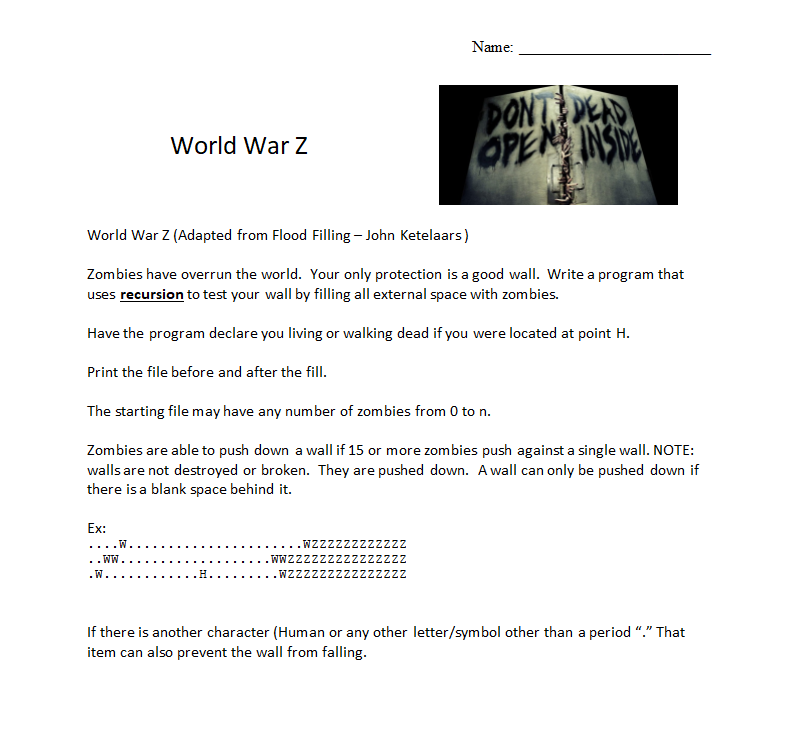  Hello! This is an assignment given for my grade 12 computer