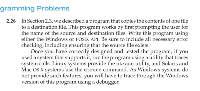  gramming Problems 2.26 In Section 2.3, we described a program that