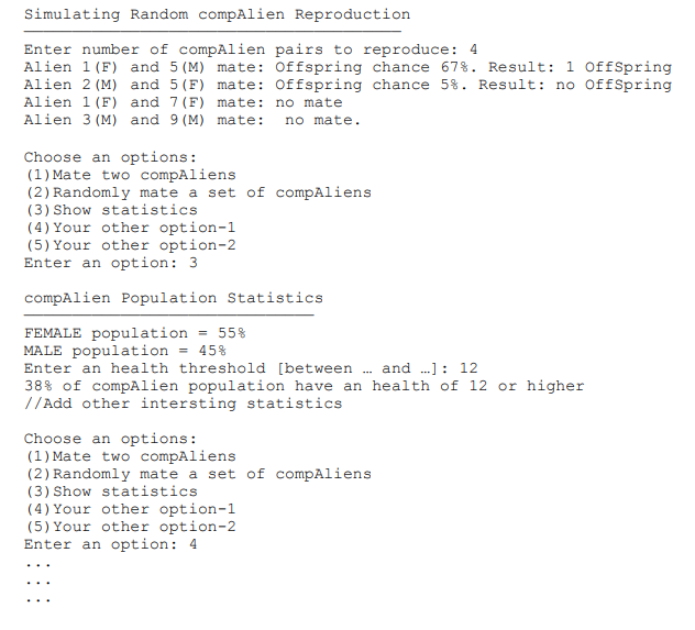 'X','Y','Z'. An individual of this species has a code length of 128
