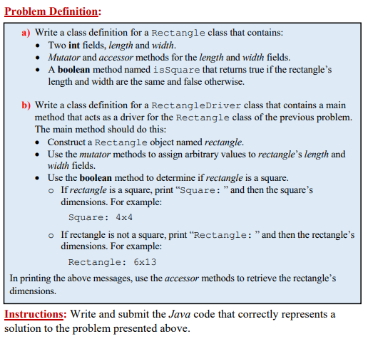This is for a Java programing class. I need just as the
