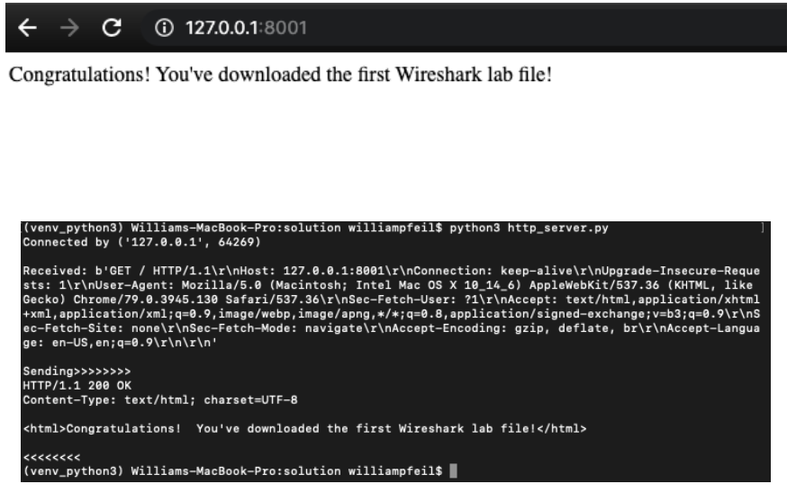 Using Python3 The worlds simplest HTTP server Now youre going to create