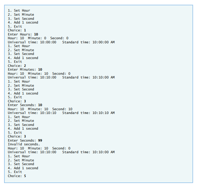 this needs to be written in Java this is the output: 1.