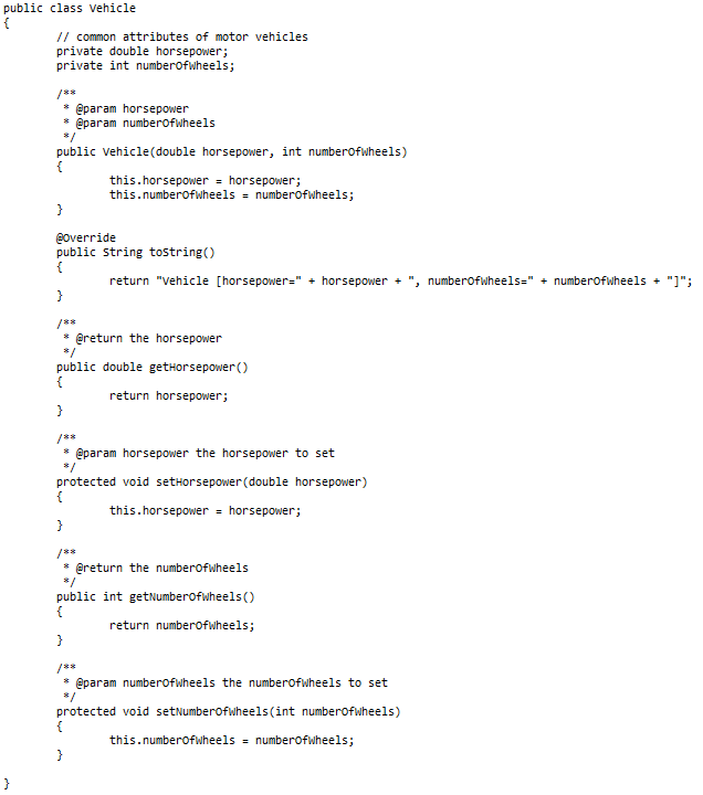 Car objects and 2 Truck objects that you will create and add