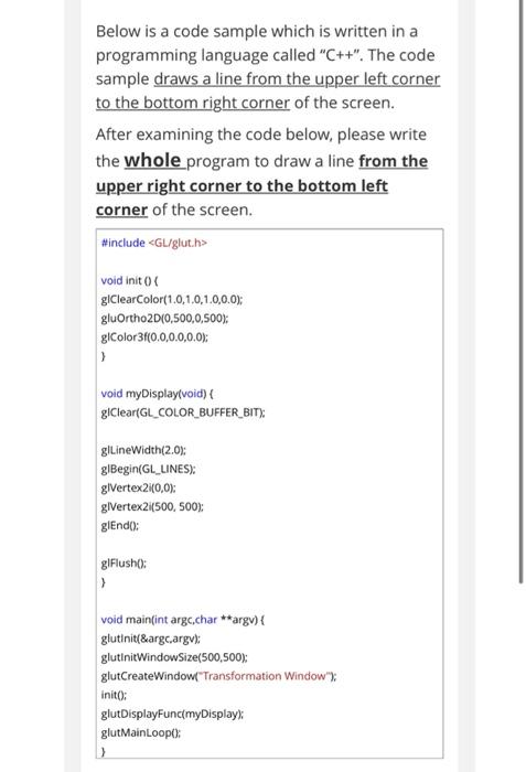  python programming Below is a code sample which is written in