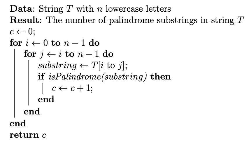  Compute the time complexity of this algorithm in the worst case.